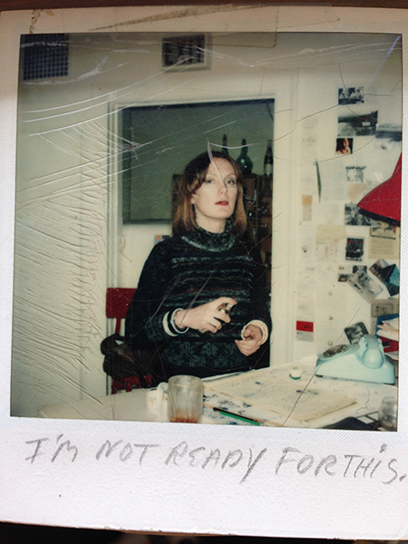 Anda Korsts Polaroid. Courtesy of Media Burn Archive.