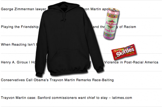 Martine Syms, Reading Trayvon Martin, 2012. 