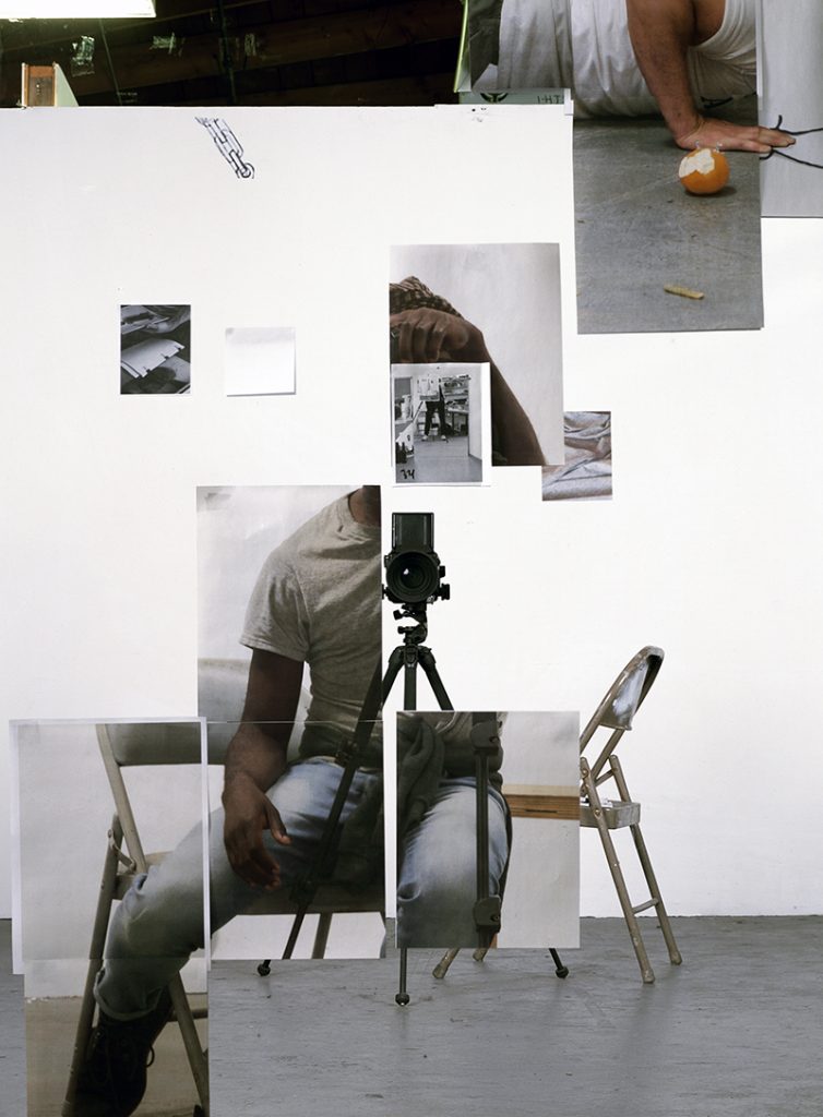 Self-Portrait study with two fingers_2015