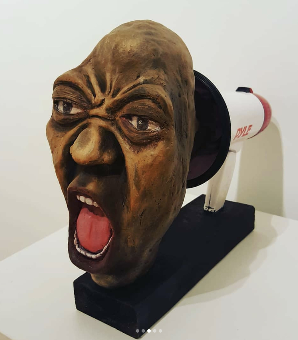 Olayinka Samuel Ogunleye - Abami eda (sculpture)